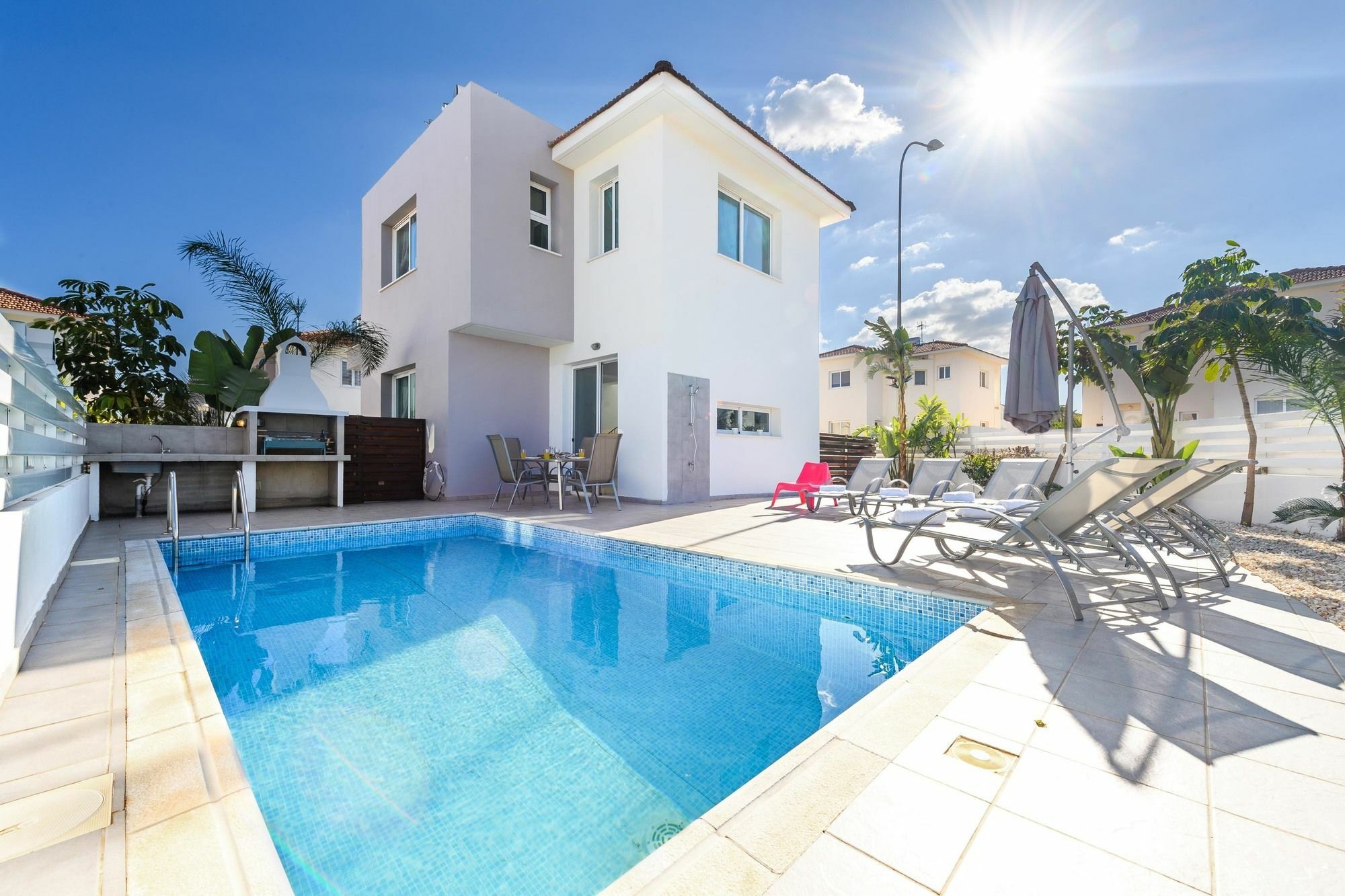 Avra Villas Paralimni Bagian luar foto